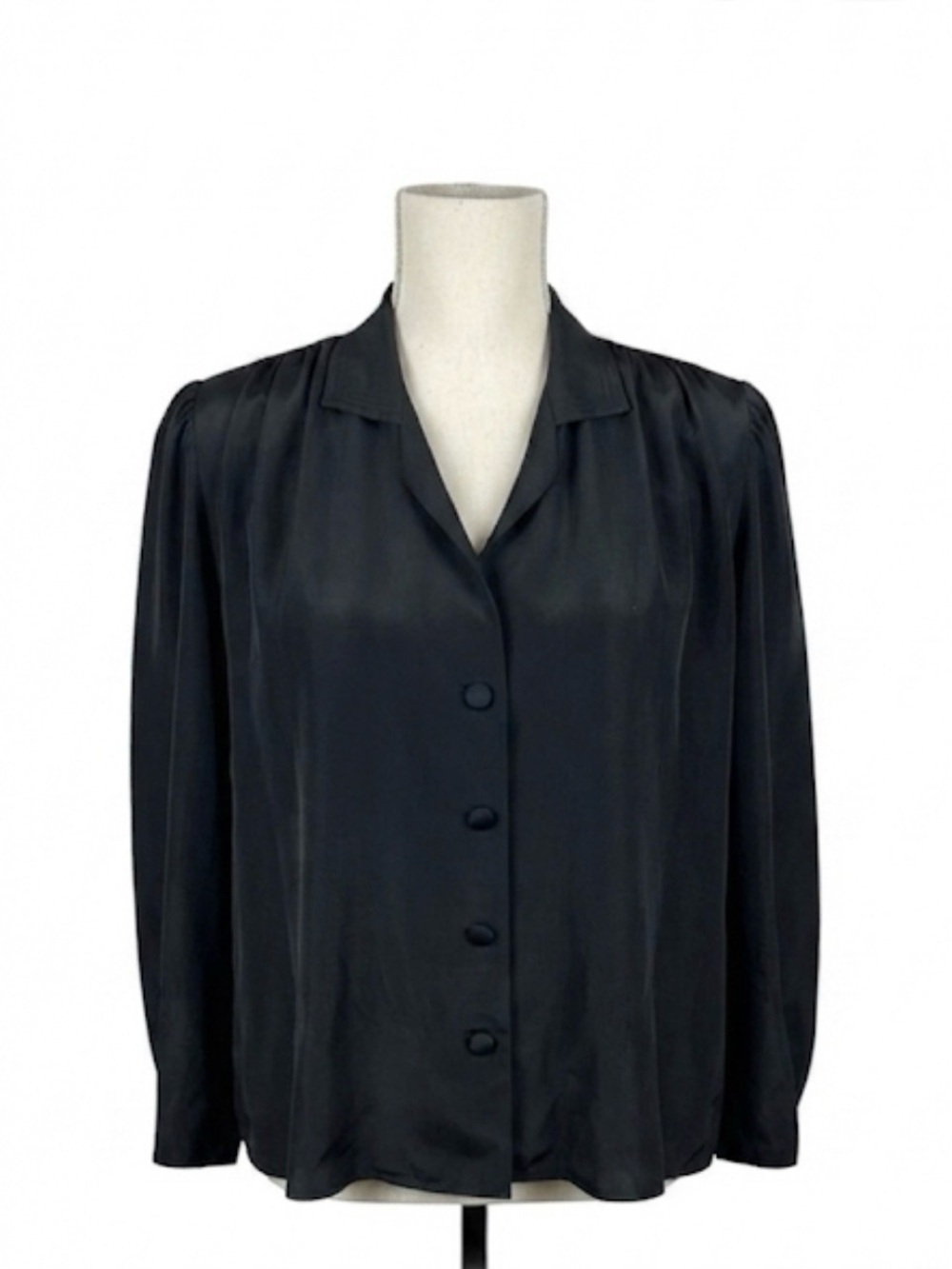 VINTAGE EDITH STRAUSS Blouse Black